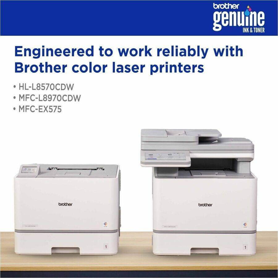 Brother Genuine Ink & Toner  
Engineered to work reliably with Brother color laser printers  
HL-L8570CDW  
MFC-L8970CDW  
MFC-EX575