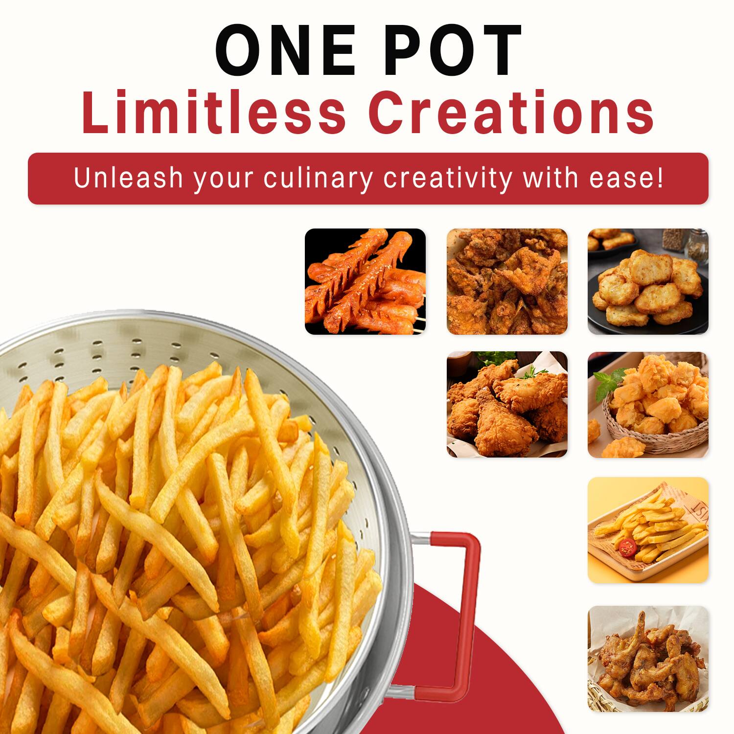 ONE POT  
Limitless Creations  

Unleash your culinary creativity with ease!