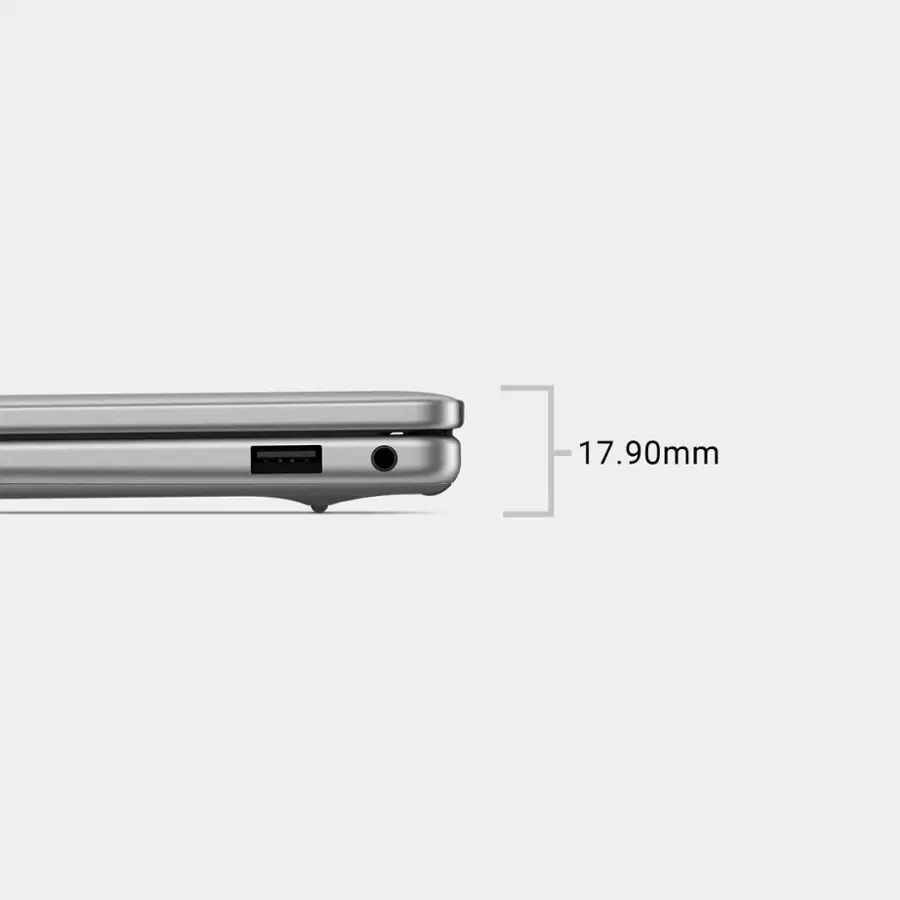 Alt View 13. Dell - Inspiron 14" IPS LCD FHD+ Laptop - Snapdragon X Plus Copilot+ PC with 16GB Memory - 512GB SSD - Titan Gray.