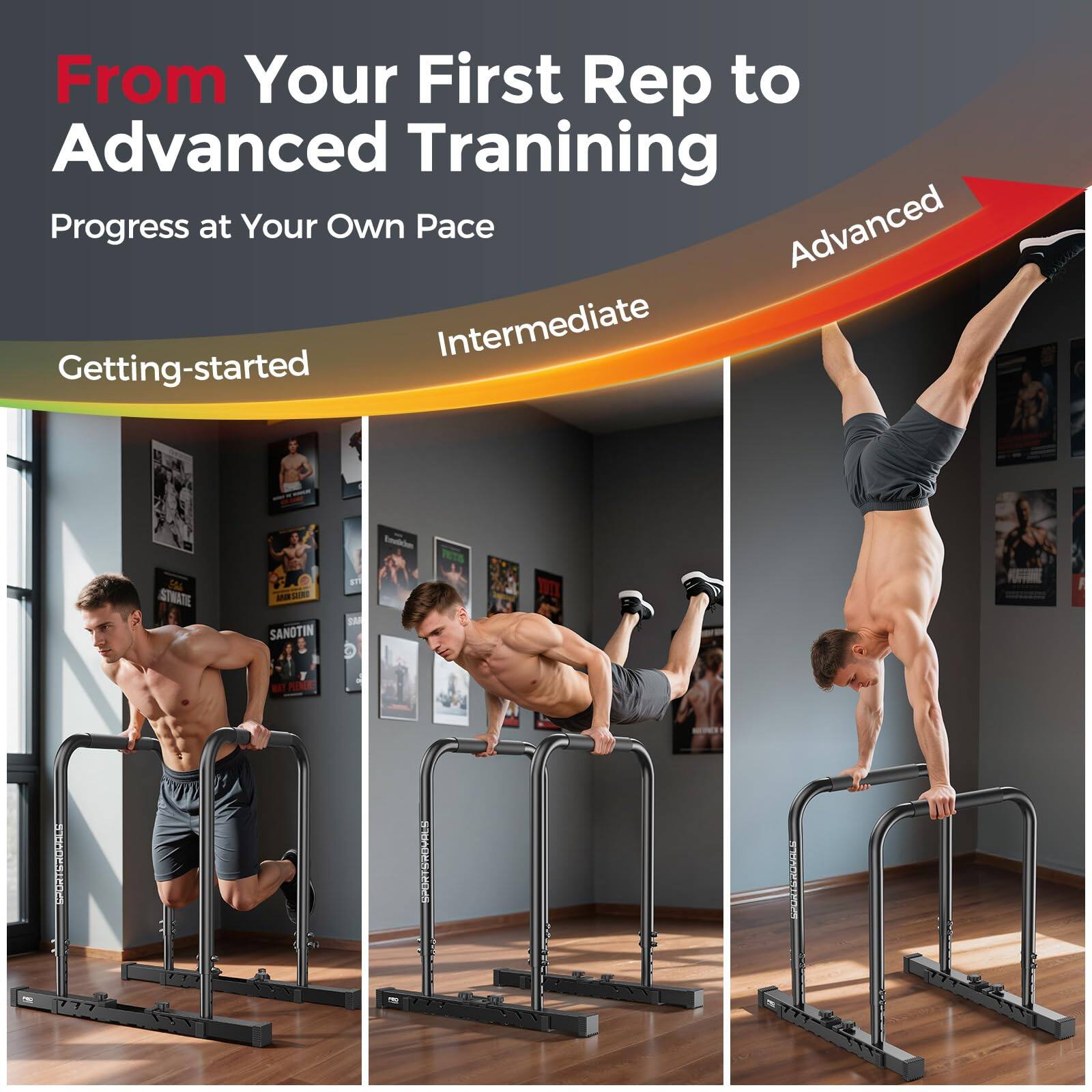 From Your First Rep to Advanced Training  
Progress at Your Own Pace  

Getting-started  
Intermediate  
Advanced