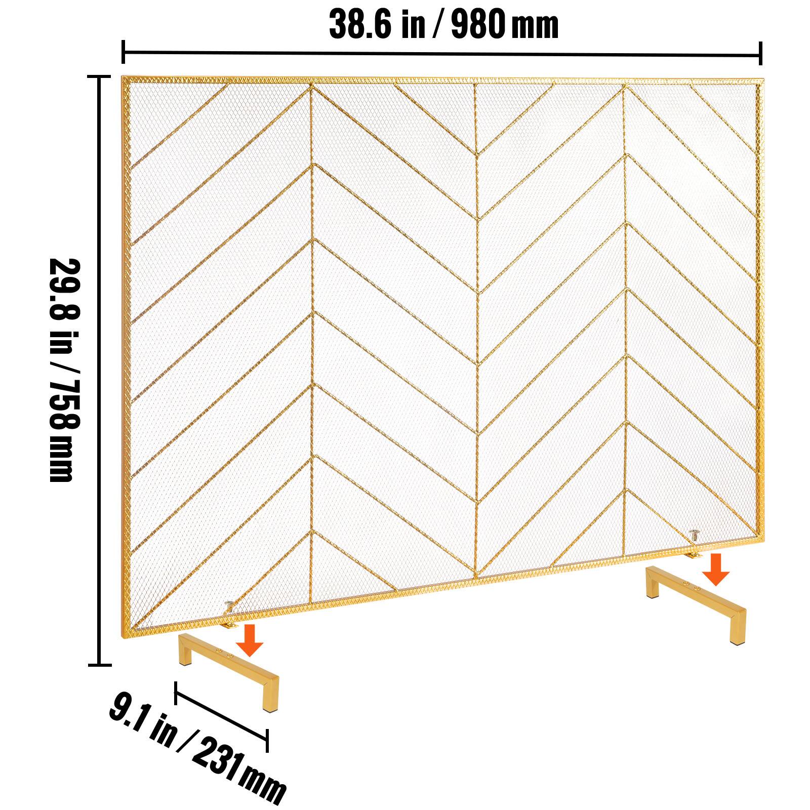 38.6 in / 980 mm  
29.8 in / 758 mm  
9.1 in / 231 mm