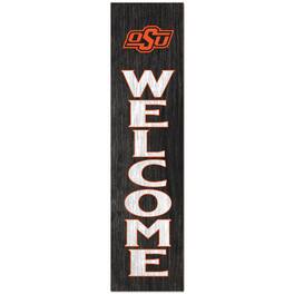 Jardine - Oklahoma State Cowboys 12'' x 48'' Welcome Outdoor Leaner - Orange