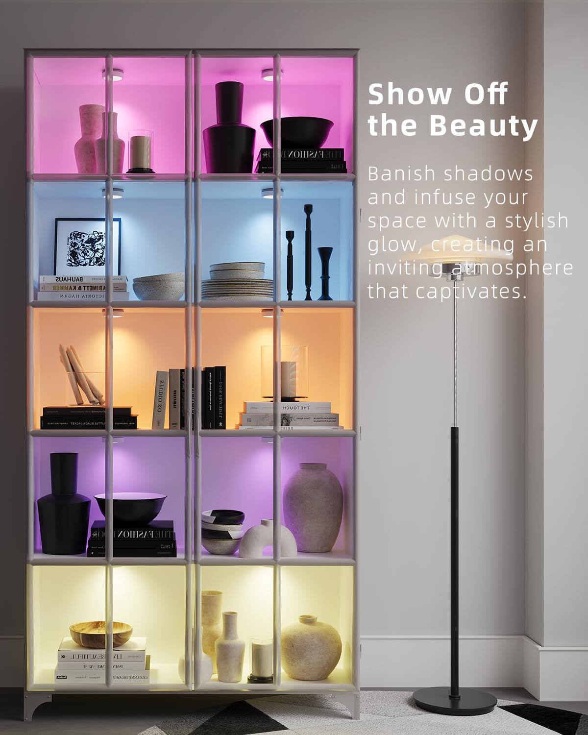 BAUHAUS KAHHER ABINETT & BAGAN IUTURIA

Show Off the Beauty

Banish shadows and infuse your space with a stylish glow, creating an inviting atmosphere that captivates.

STUDIO KO ITRMATE 1ET0EM PN I 0 FASHION THE TuG . HUL M 1 F - .. O- ....