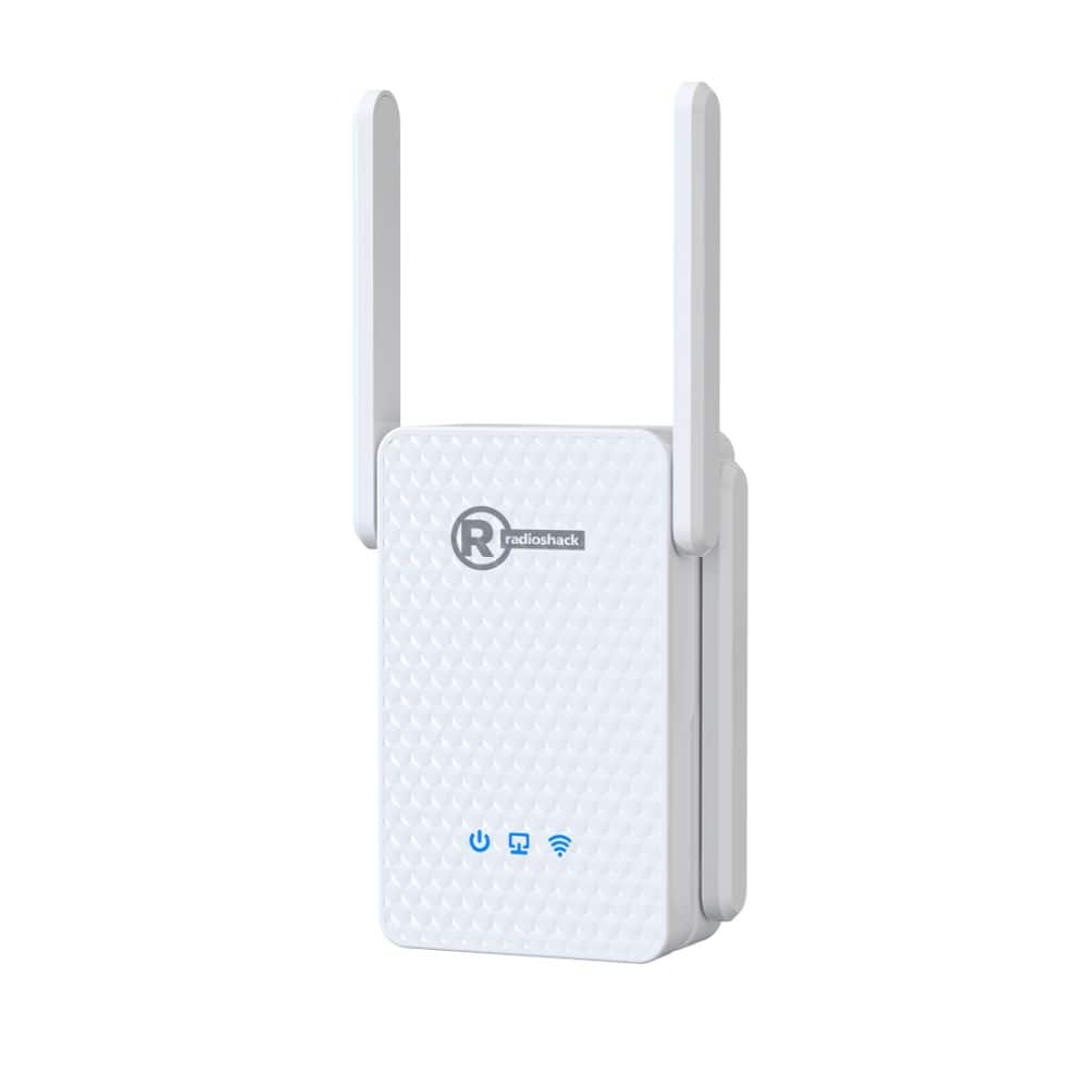 RadioShack - 3000 Mbps High-Speed Wi-Fi Repeater - White