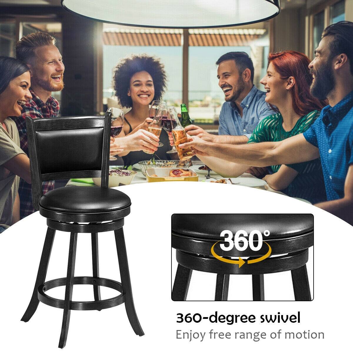 360-degree swivel, Enjoy free range of motion