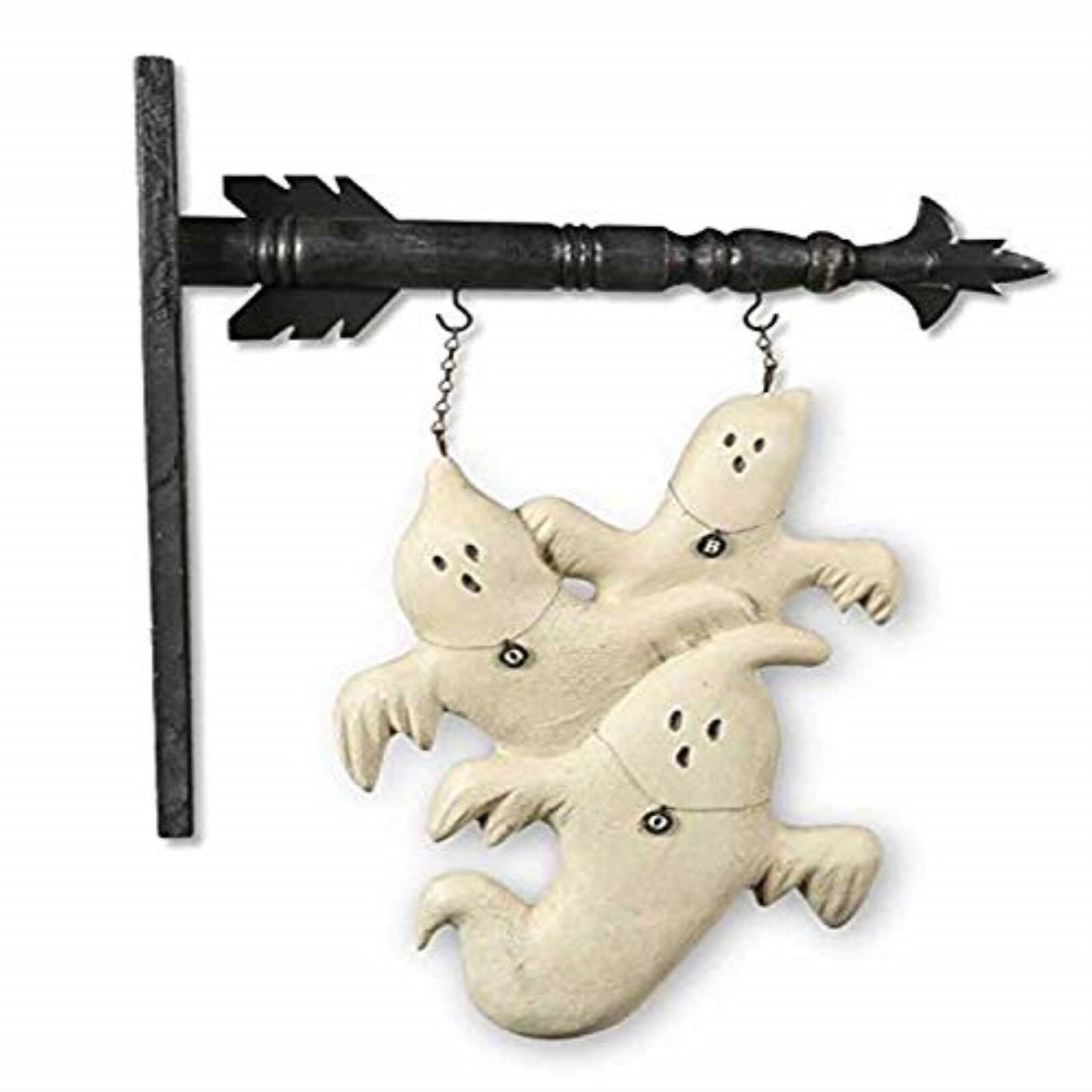 Angle. K&K Interiors - K&K Interior Three Ghosts Arrow Replacement, 12 Wide x 4-3/4 Deep x 13 Tall, White - Arrow Sold Separately - White.