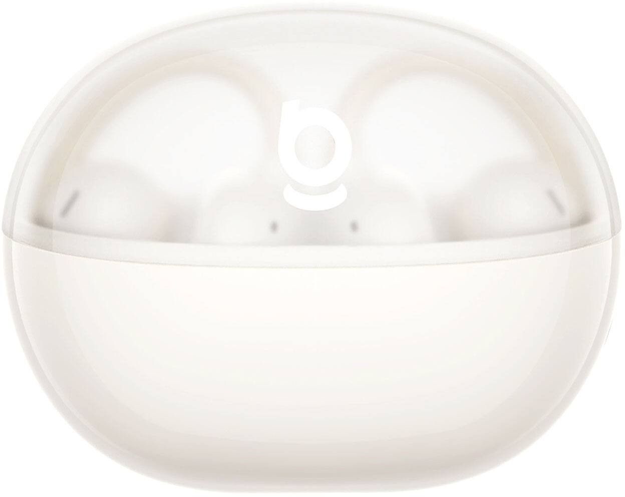 Left. Baseus - Baseus Bowie MC2 Air Open-Ear Clip-On Earbuds,4.9 g Fit,40-Hour Playtime,IP67,Bluetooth 6.0 - White - White.
