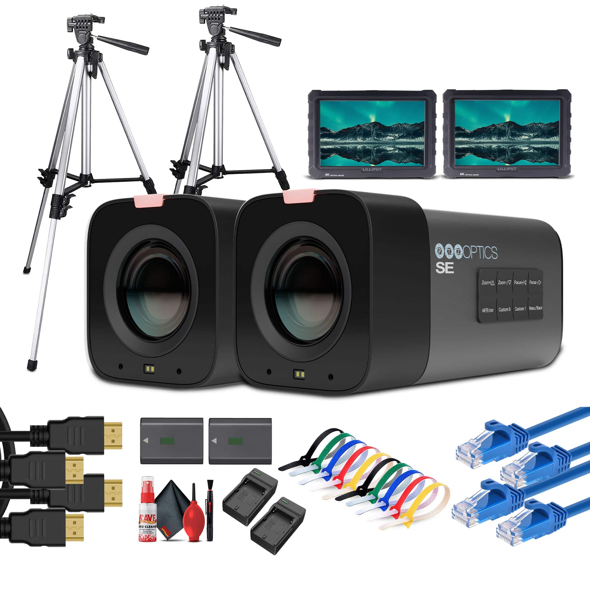 PTZOptics - Studio SE Hive-Linked PTZ Camera w/ 20x Optical Zoom, HD Streaming– Gray | More - Gray