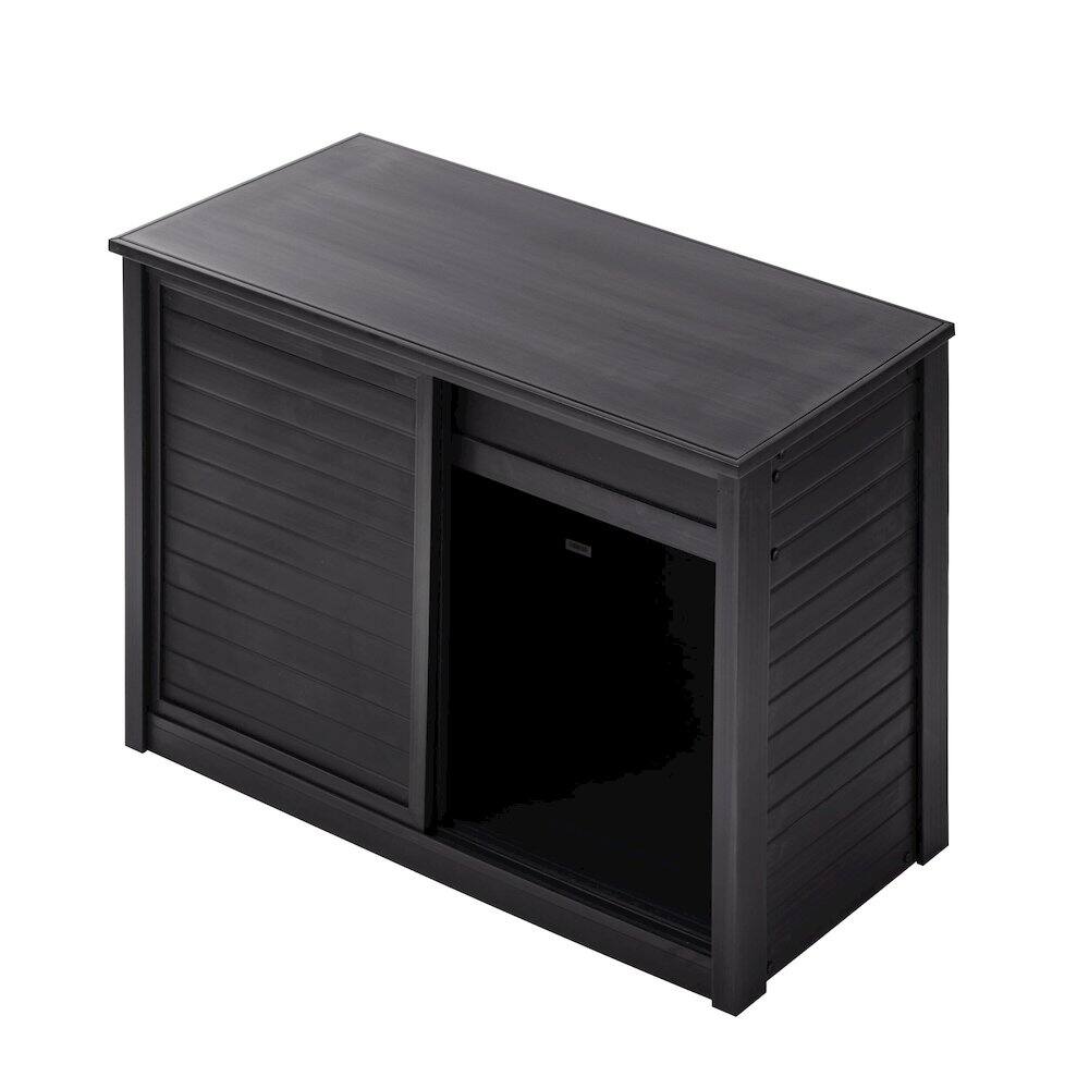 Alt View 1. New Age Pet - ECOFLEX 36" Versa Stand in Black - Black.