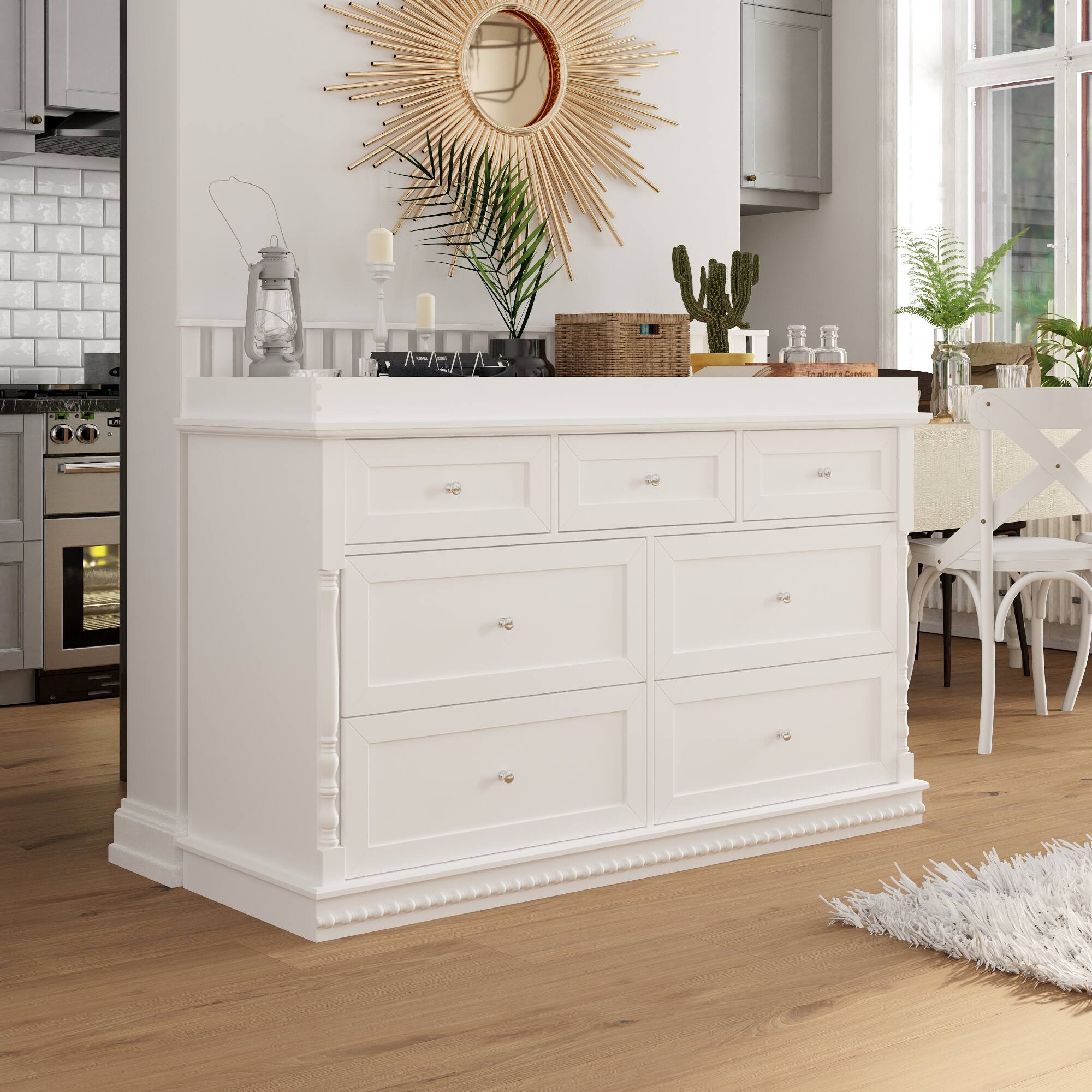 Alt View 9. FUFU & GAGA - FUFU&GAGA Multi - Drawer Dresser: All - Scene Organizing Master - White.