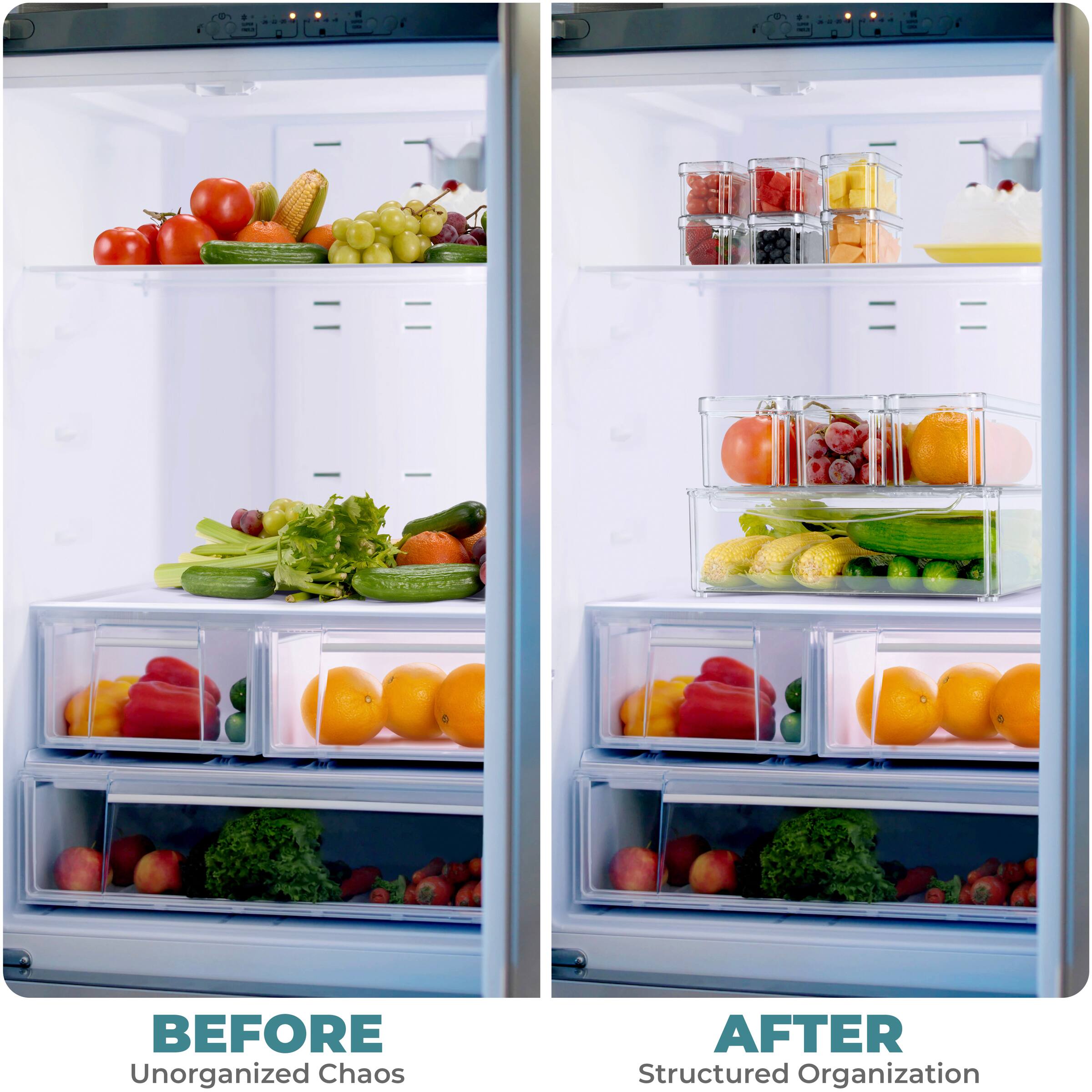 BEFORE  
Unorganized Chaos  

AFTER  
Structured Organization