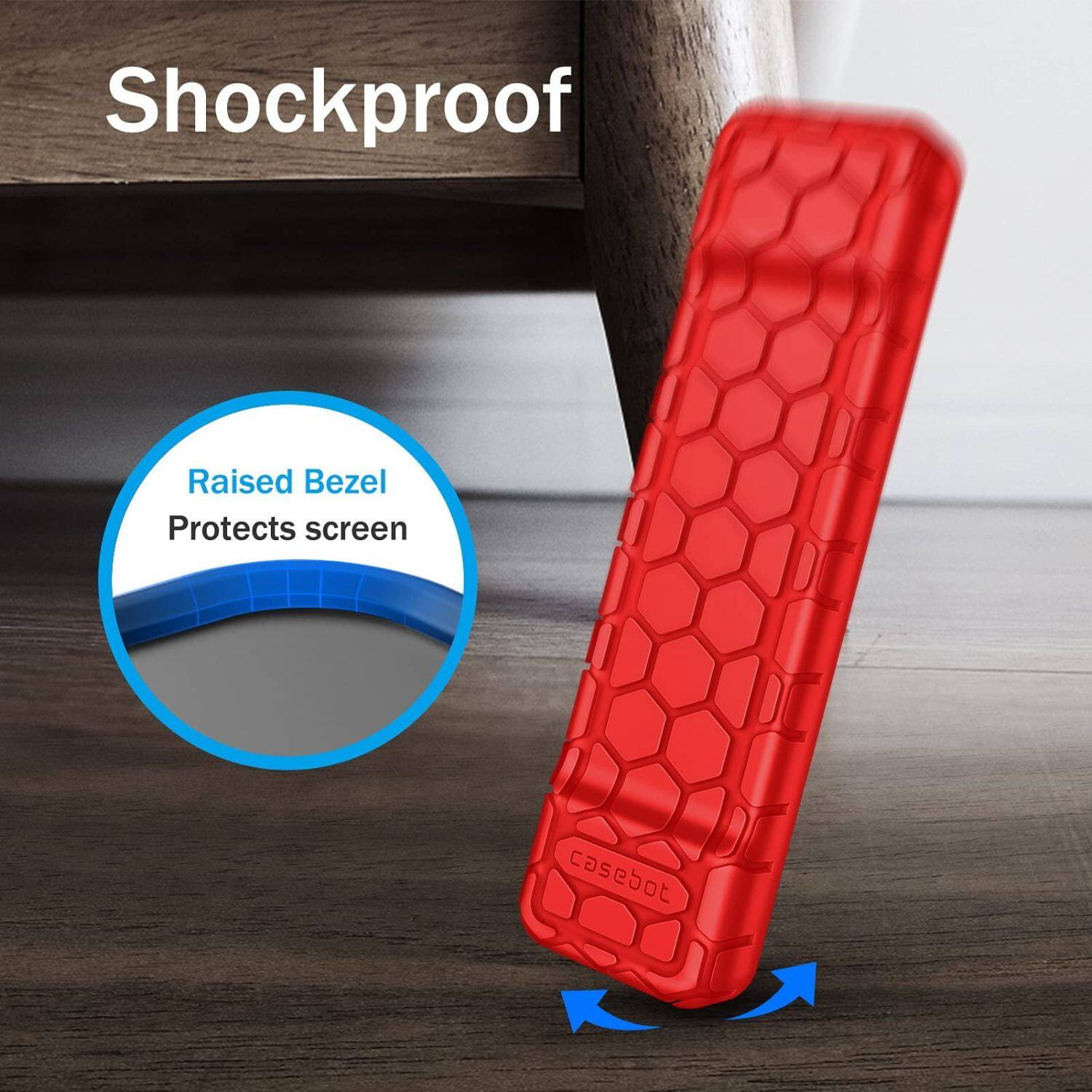 Shockproof

Raised Bezel Protects screen

casebot