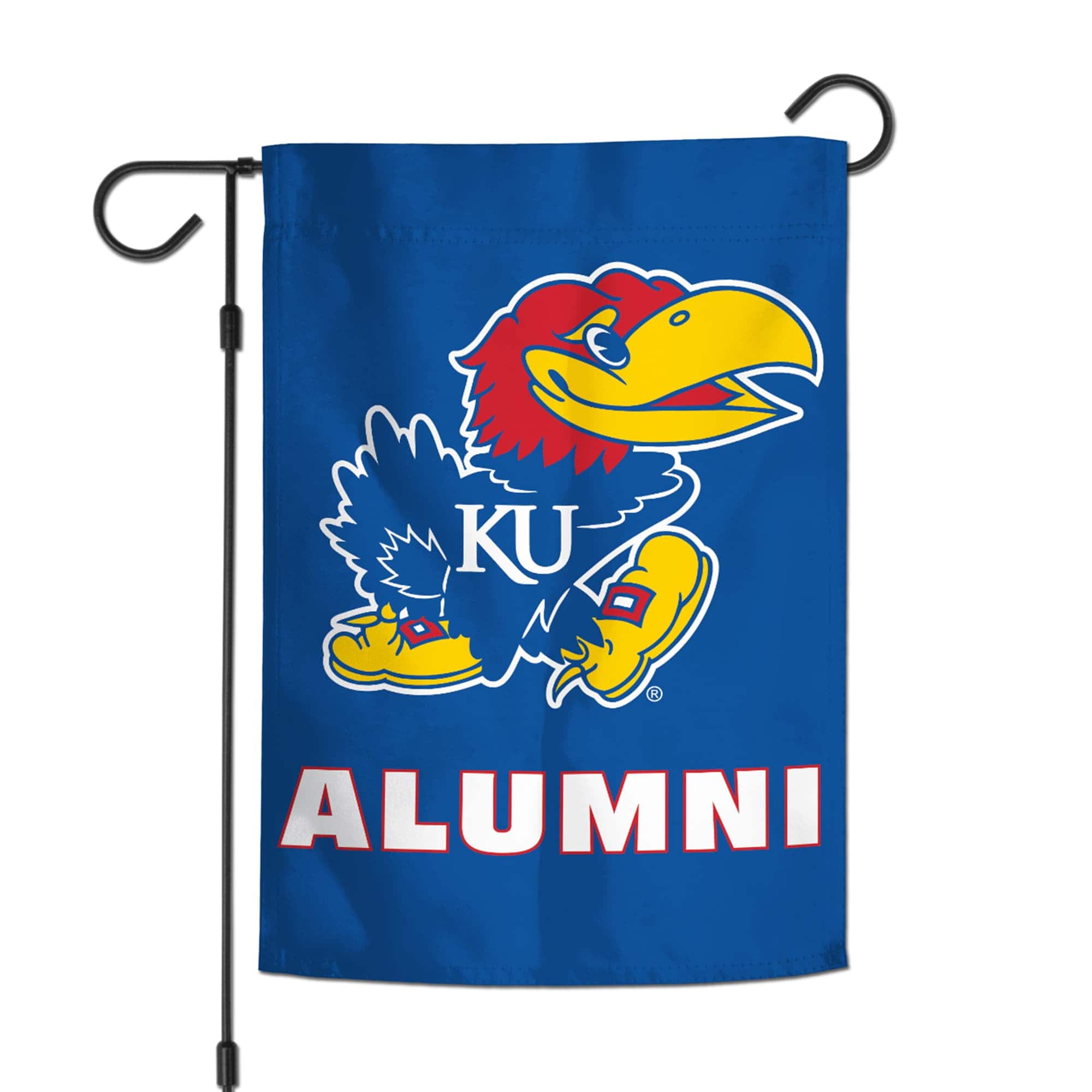 WinCraft - Kansas Jayhawks 12" x 18" Double-Sided Alumni Garden Flag - Multicolor