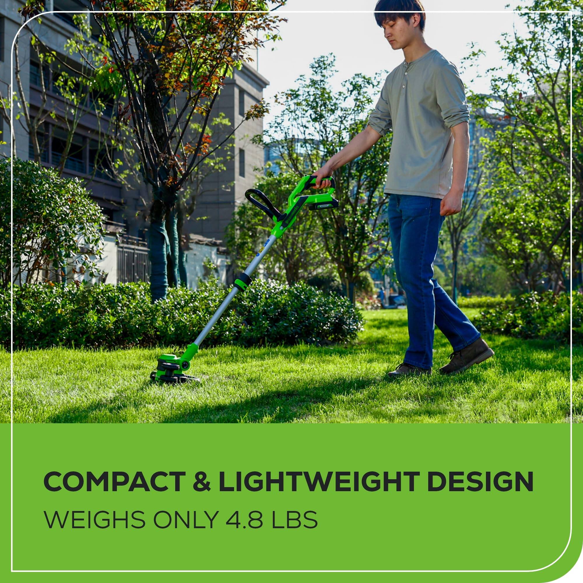COMPACT & LIGHTWEIGHT DESIGN  
WEIGHS ONLY 4.8 LBS