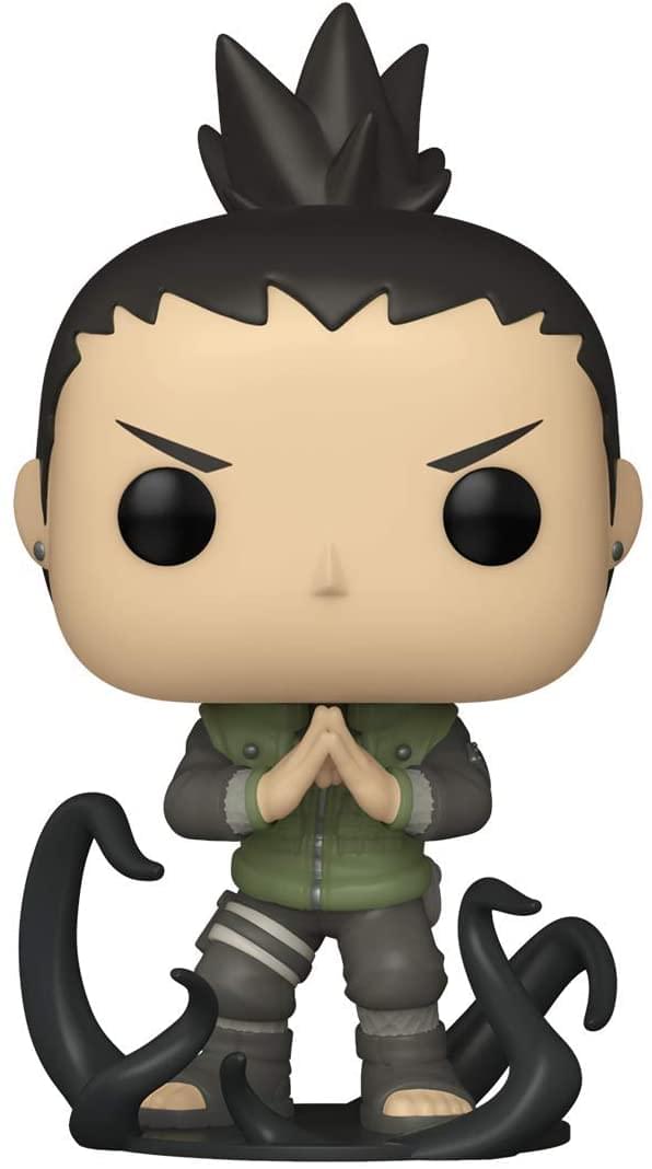 Front. Funko - Naruto Funko POP Vinyl Figure | Shikamaru Nara - Black.