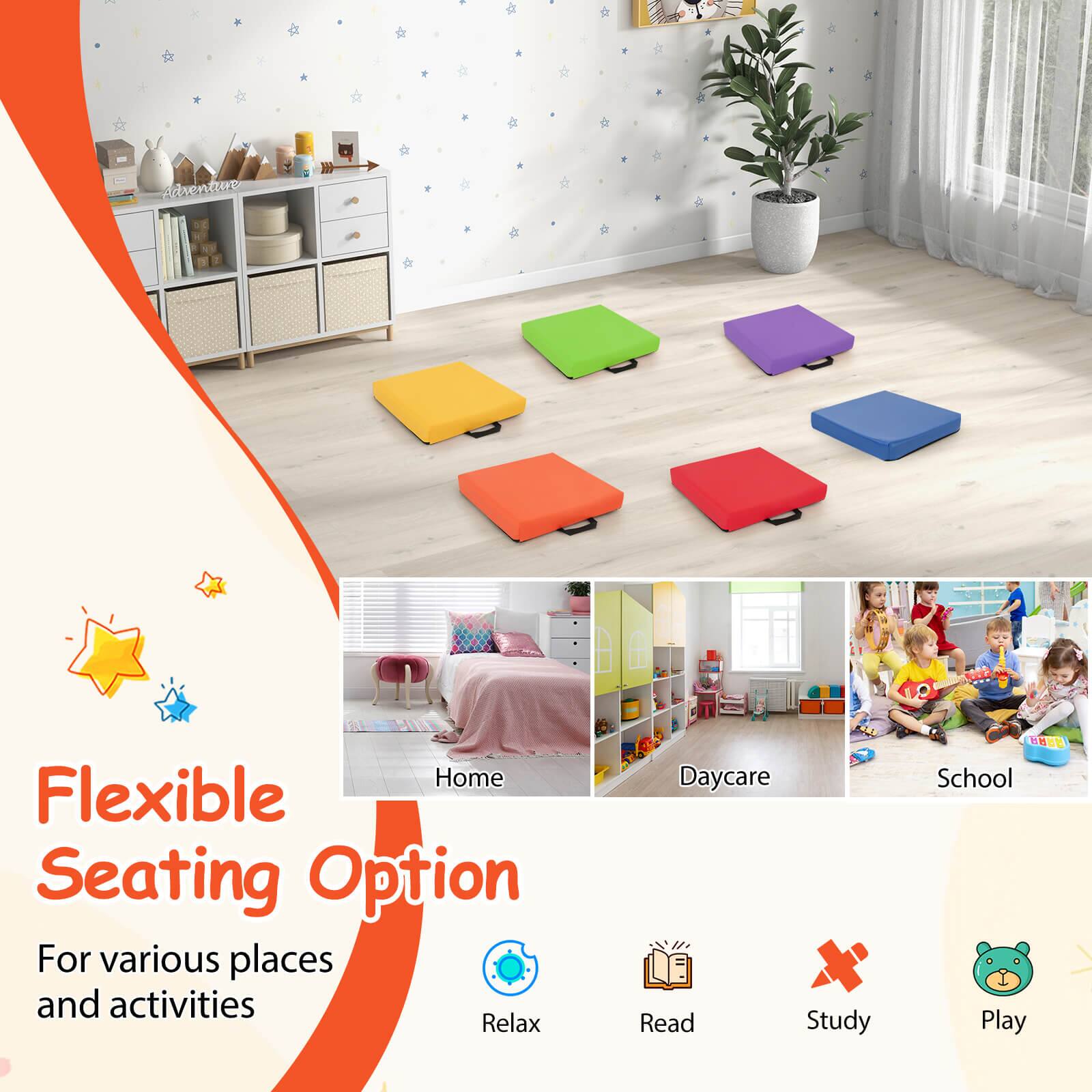 Flexible Seating Option  
For various places and activities  

Home  
Daycare  
School  

Relax  
Read  
Study  
Play