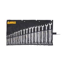 Dewalt - Metric Combination Wrench Set 18 pc