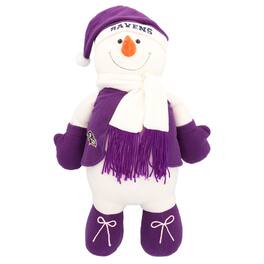 The Memory Company - Baltimore Ravens 17" Frosty Snowman Mascot - Multicolor