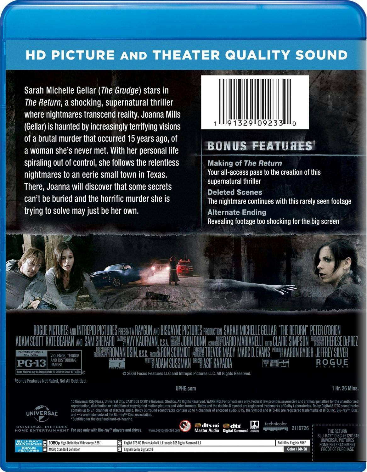 Back. The Return [Blu-ray].