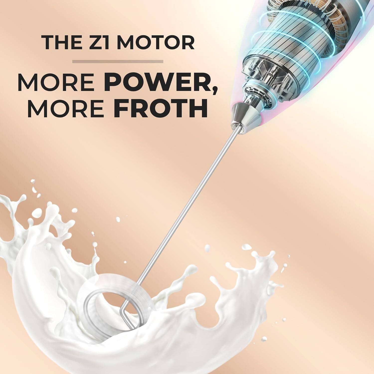 THE Z1 MOTOR  
MORE POWER, MORE FROTH