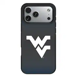 Keyscaper - NCAA - West Virginia Mountaineers Bump Case with 8.2ft Drop Protection - 15 Pro - Black