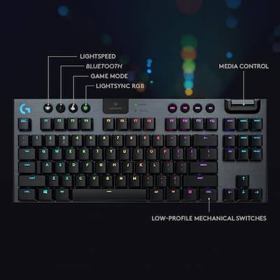 Logitech G915 LIGHTSPEED TKL Wireless Mechanical GL Clicky Switch Logitech G915 LIGHTSPEED TKL Wireless Mechanical GL Clicky Switch