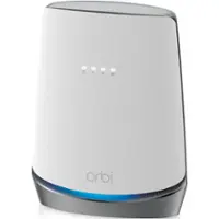 NETGEAR - Orbi AX4200 Tri-Band Mesh WiFi 6 Wireless-AX Router with 32 x 8 DOCSIS 3.1 Cable Modem - White - Front_Zoom