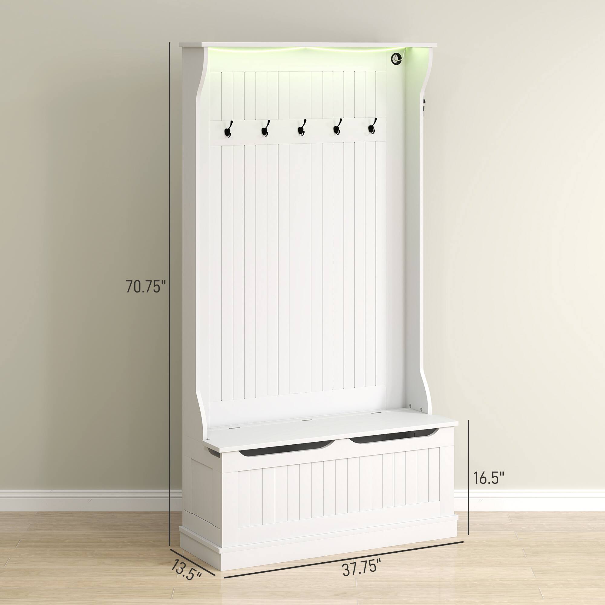 70.75", 37.75", 16.5", 13.5"