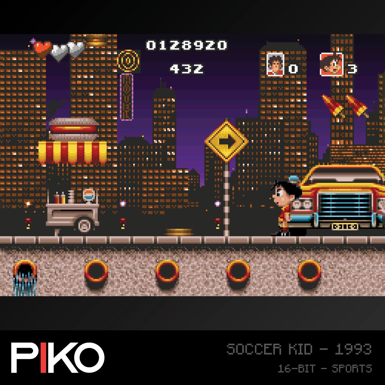 0128920 432 0 3  
PIKO SOCCER KID - 1993 - 16-BIT - SPORTS