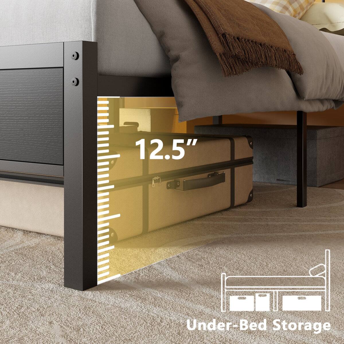 12.5" Under-Bed Storage