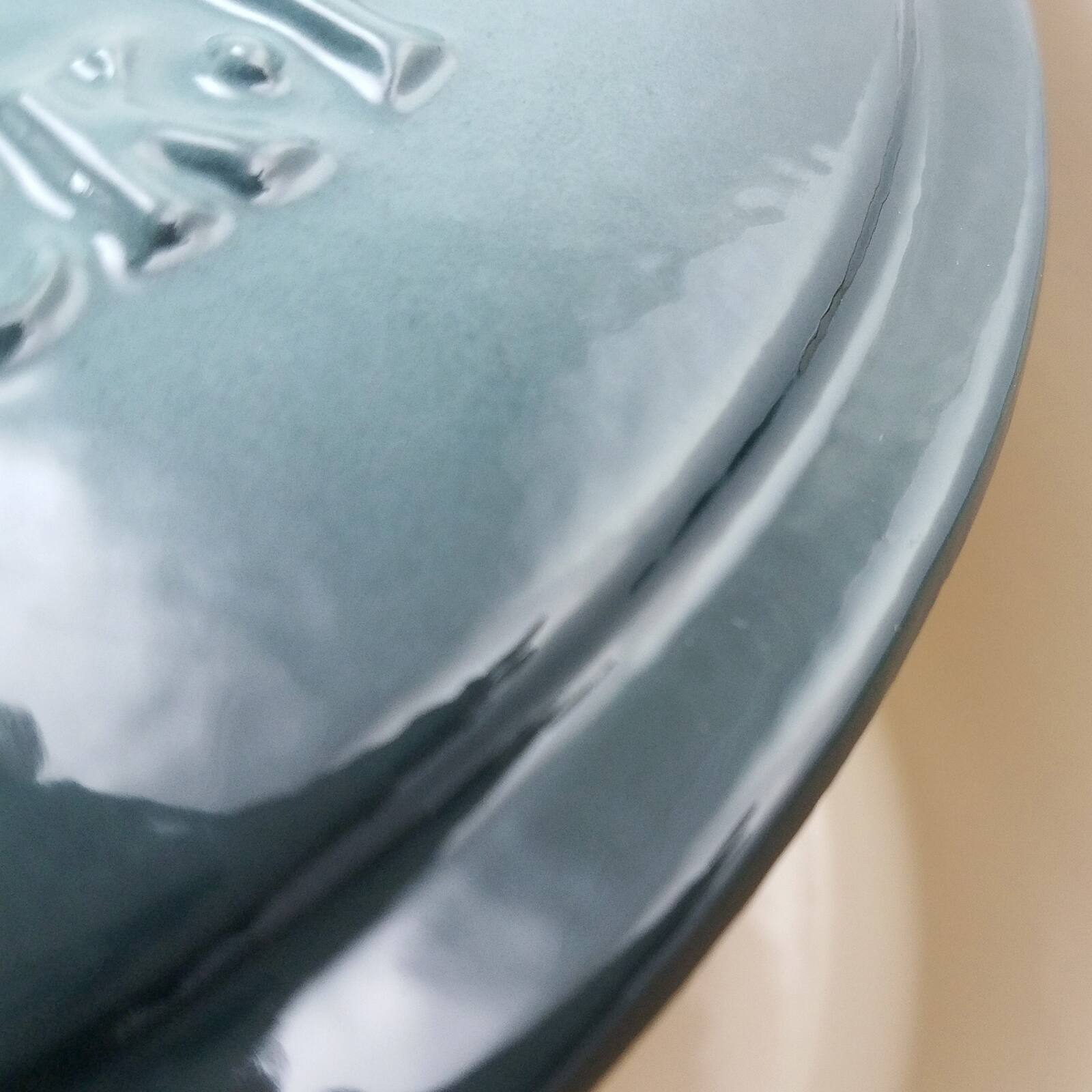 Alt View 1. Gibson - Artisan 7 Quart Round Cast Iron Dutch Oven in Slate Grey - Slate Gray.