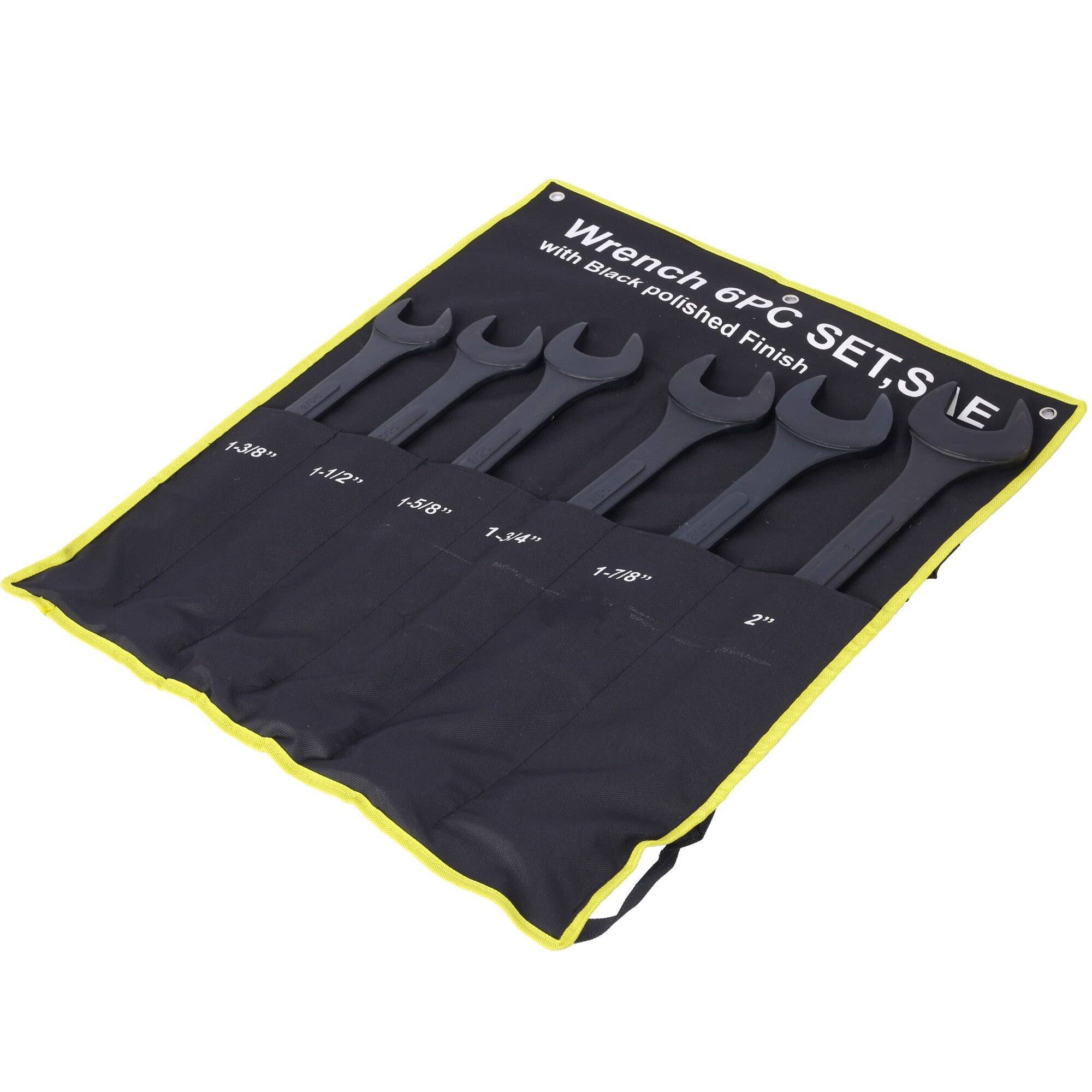 Wrench 6PC SETS with Black polished Finish