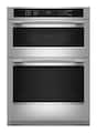 KitchenAid - 30 inch Built-In Electric Convection Combination Wall Oven with with No Preheat Air Fry Mode - Stainless Steel