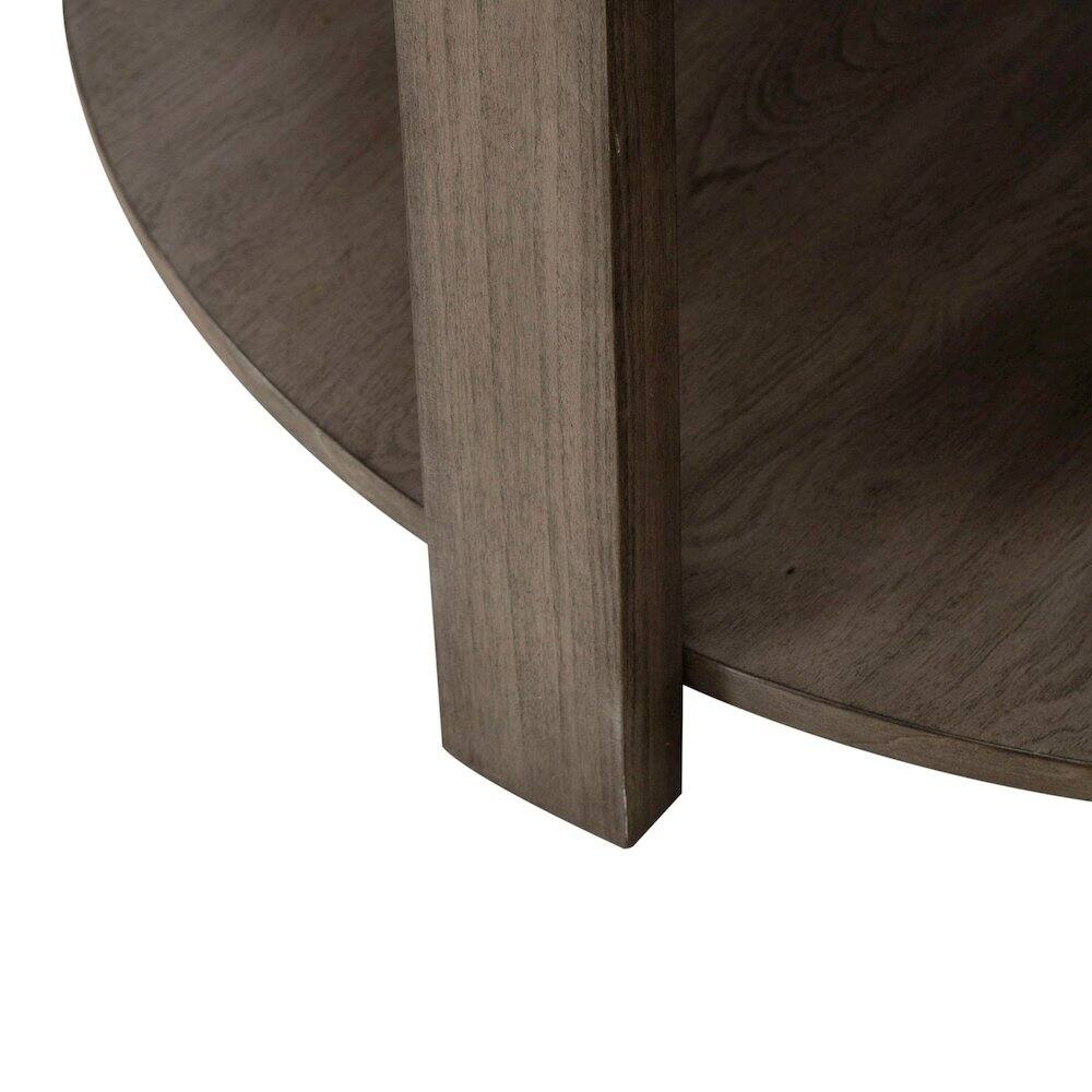 Alt View 2. Liberty Furniture Industries - Sutton Cocktail Table for Living Room - Bleached Sand - Brown.