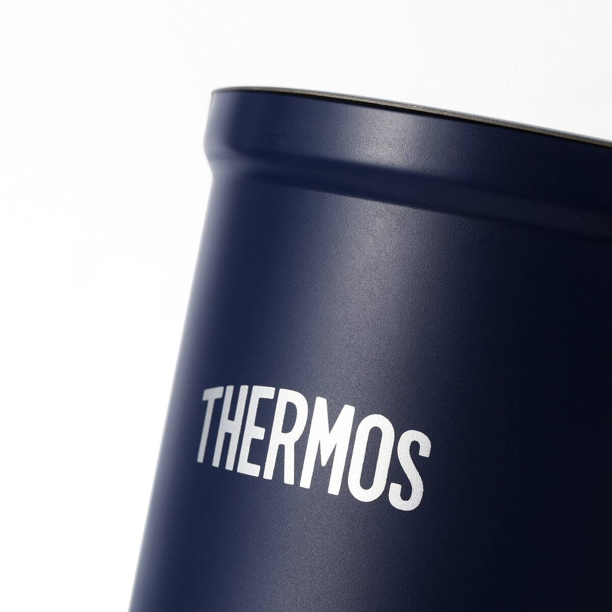 Angle. Thermos - 4-in-1 Multifunctional Milk Frother Automatic Hot & Cold Soft Foam Maker Electric Steamer Ehai-5612e - Blue.