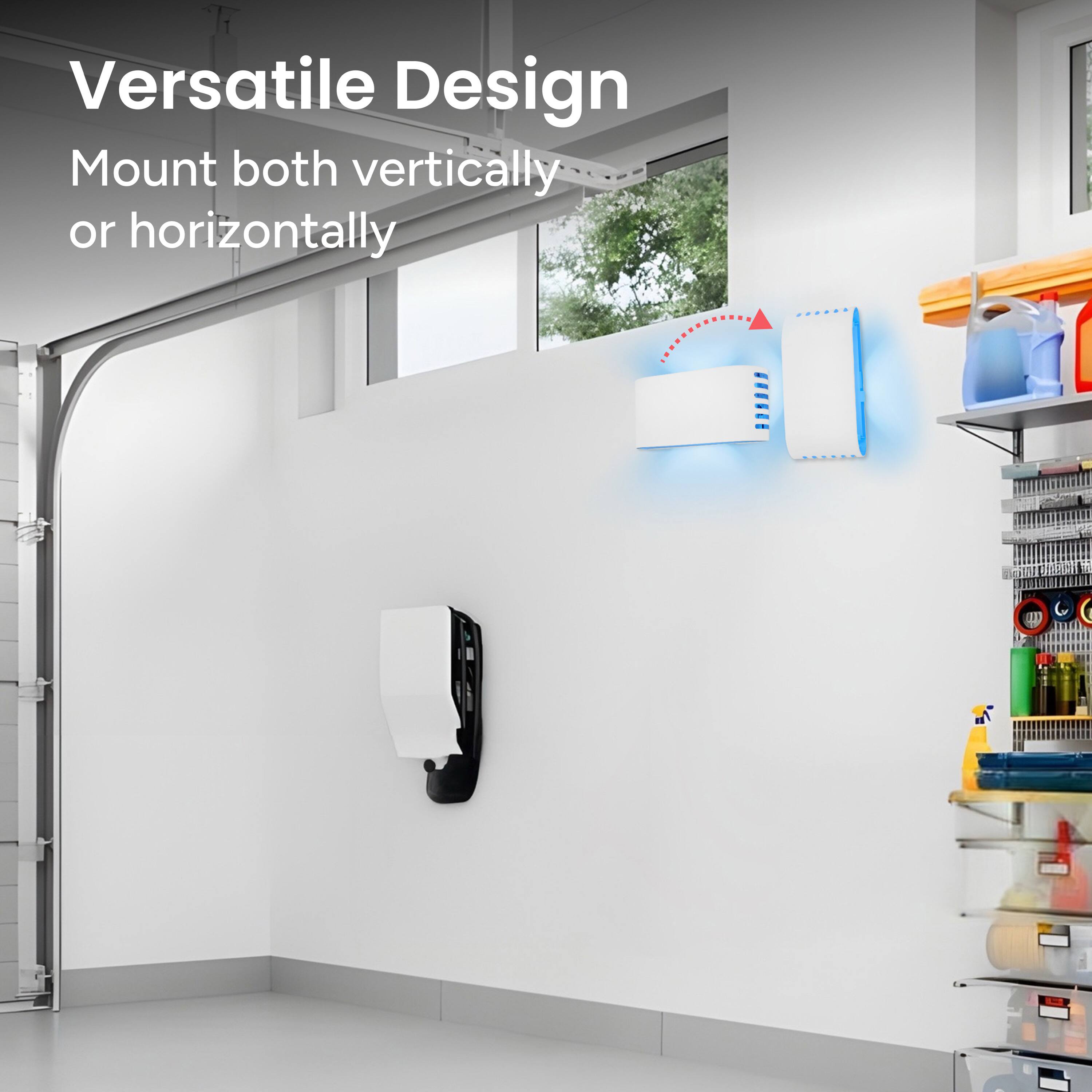Versatile Design  
Mount both vertically or horizontally