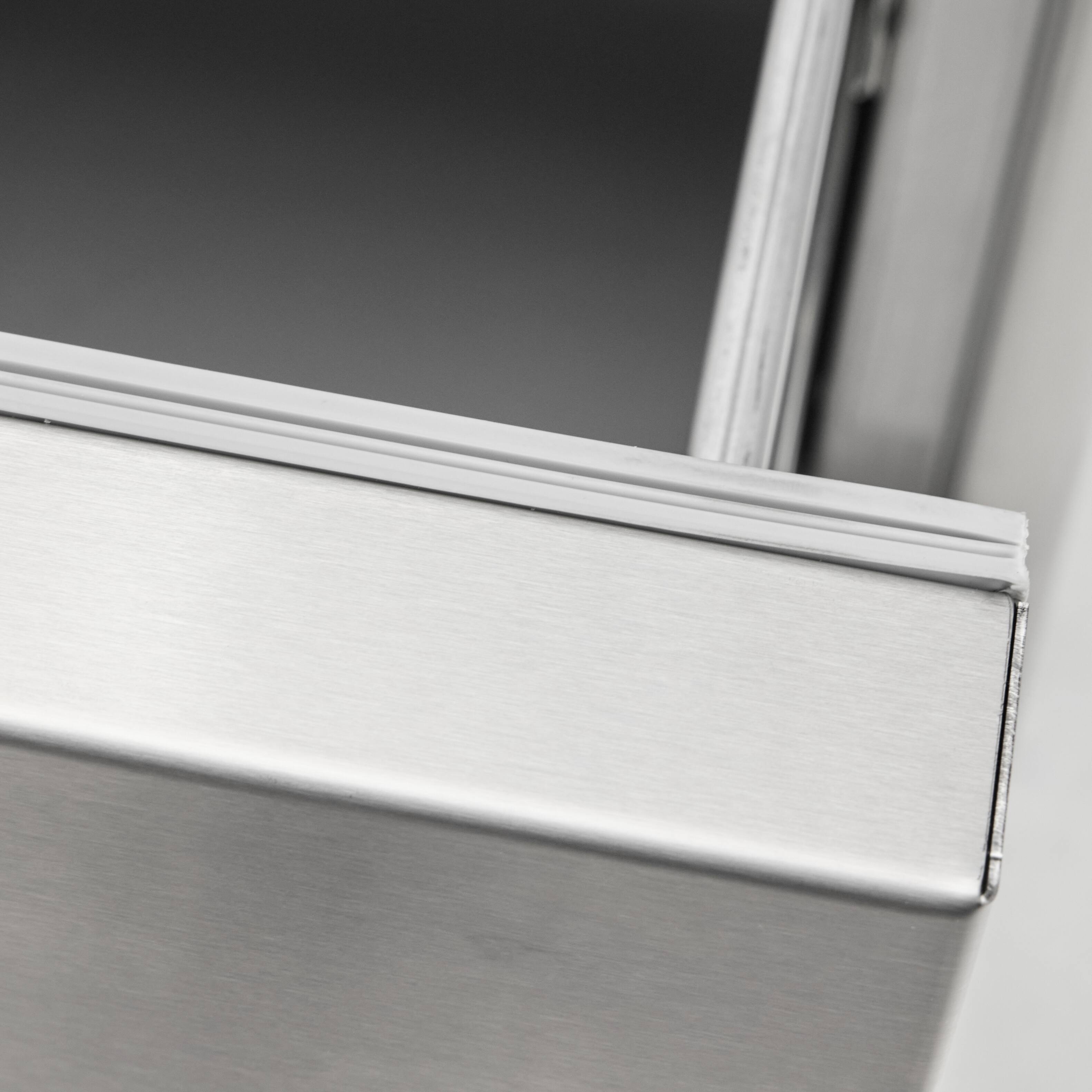 Left. Coyote Outdoor Living - Coyote Outdoor Living 36" Single Storage Drawer - Stainless Steel.