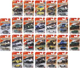 Mattel - Matchbox 1:64 Basic Car Collection 24-Piece H Assortment - COLLECTIBLES - Multicolor