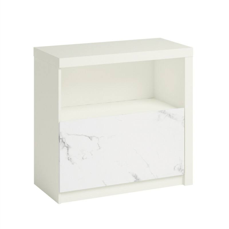 Angle. HTUTWOO - Lateral File with Cubbyhole Storage for Office -Engineered Wood Cabinet,Letter/Legal File Drawer,Multi-Zone Organization - White.