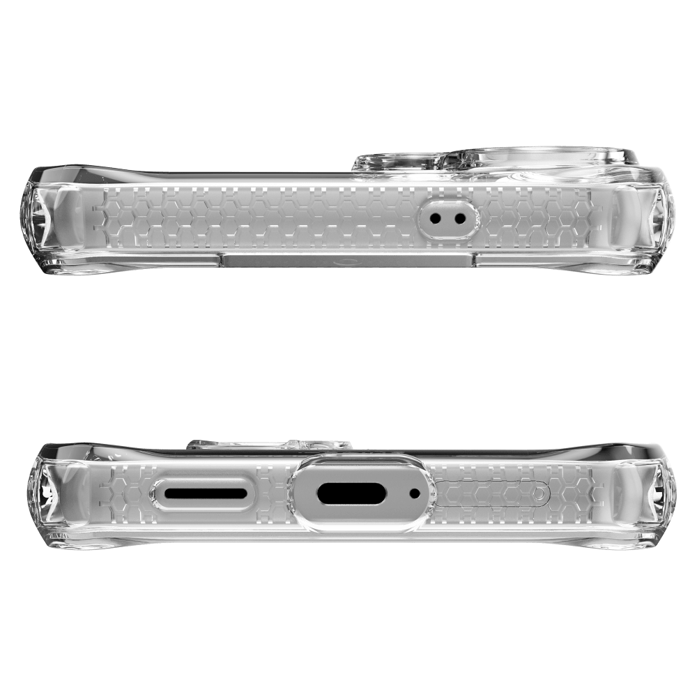 Alt View 3. Itskins - ITSKINS - Spectrum_R Clear Case for Samsung Galaxy S26 FE - Transparent - Clear.