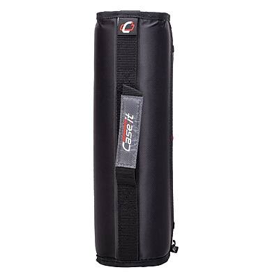 Alt View 1. Case It - Mighty Zip Tab 3" 3-Ring Zipper Binders - Black.