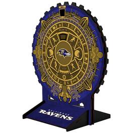 Fan Creations - Baltimore Ravens Aztec Circle Desk Calendar - Multicolor
