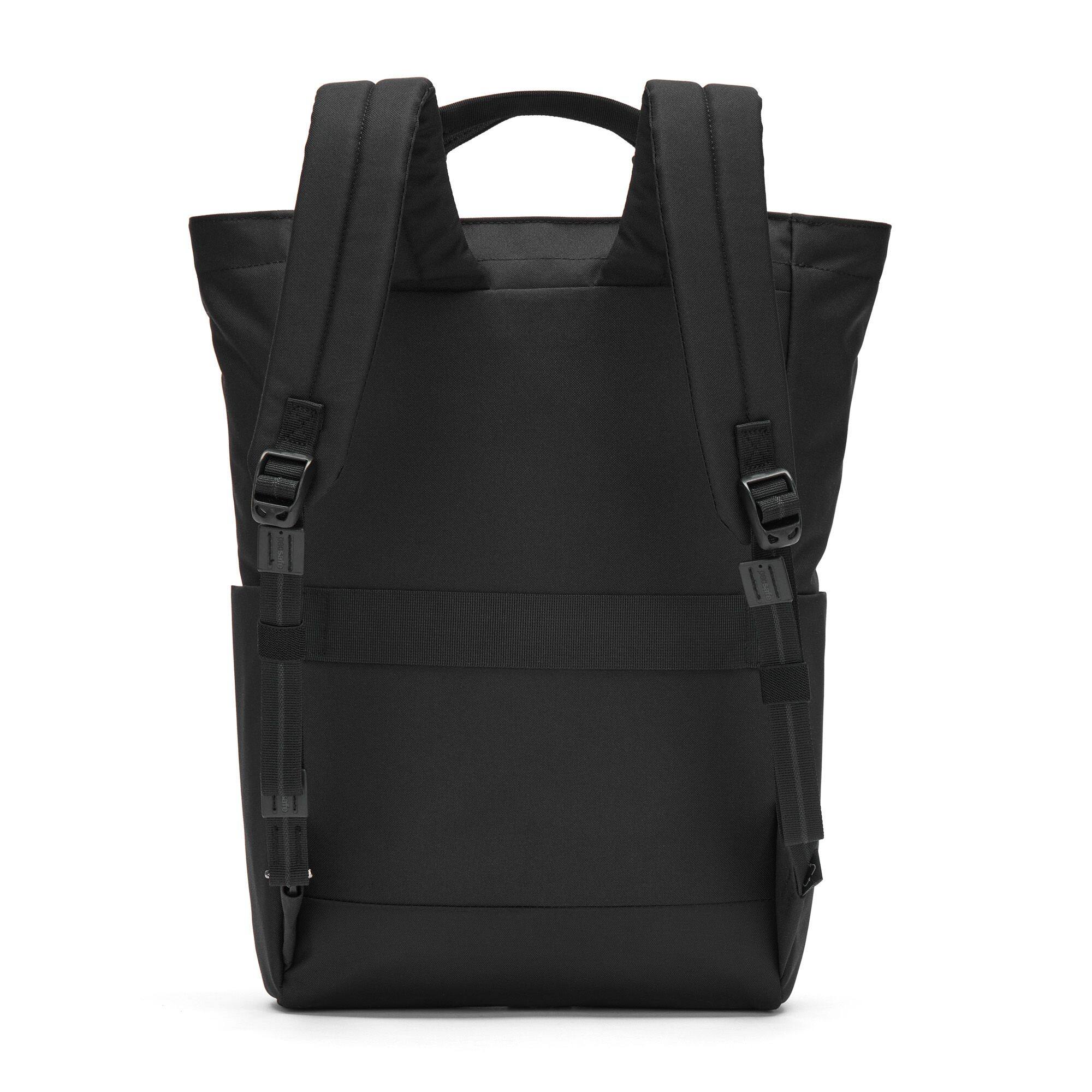 Back. Pacsafe - GO Totepack - Jet Black.
