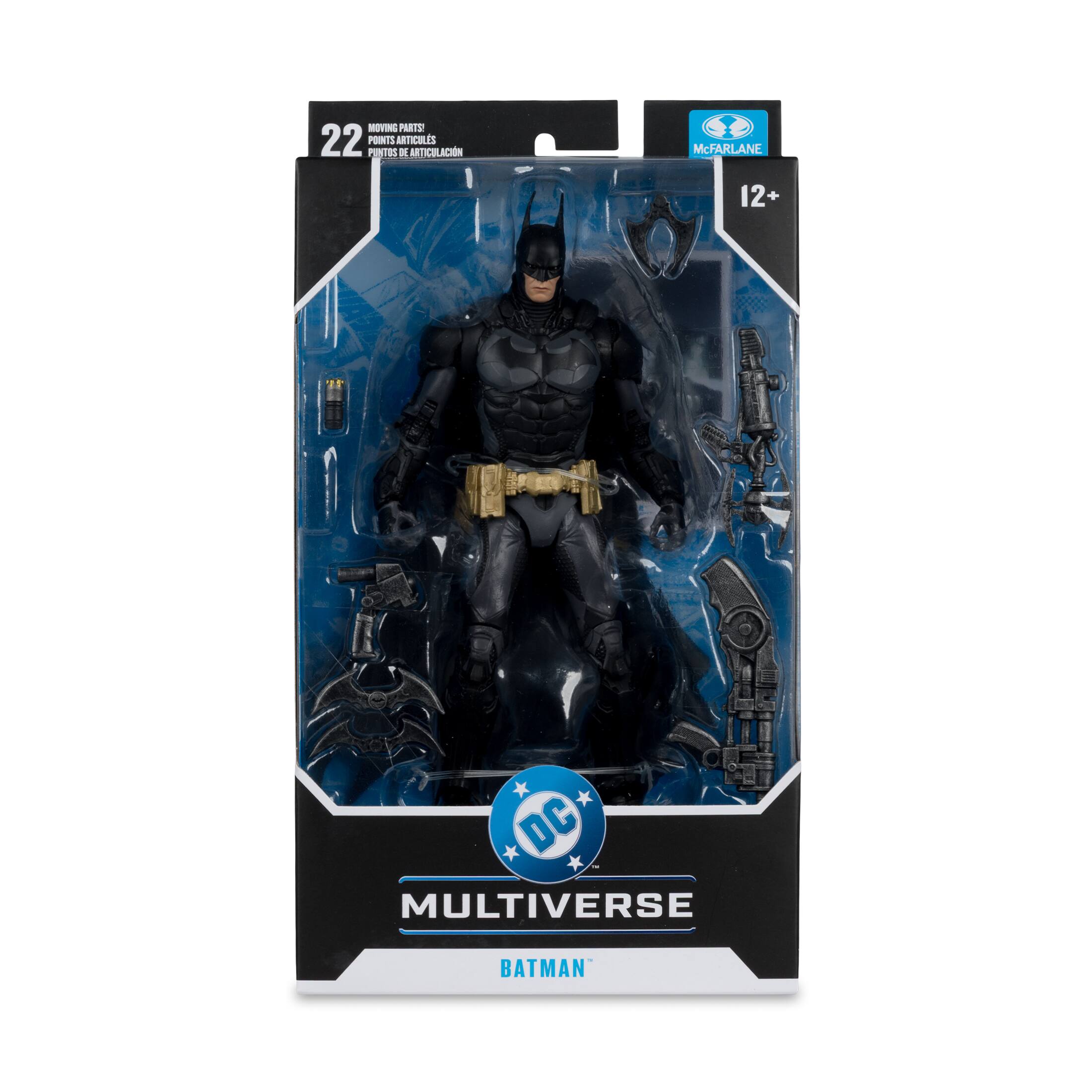 MOVING PARTS!  
22 POINTS ARTICULATIONS  
PUNTOS DE ARTICULACIÓN  
McFARLANE  
12+  
DC  
1h  
MULTIVERSE  
BATMAN