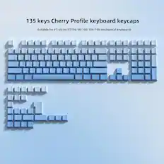 135 keys Cherry Profile keyboard keycaps
Suitable for 61/68/84/87/96/98/100/104/108 mechanical keyboards