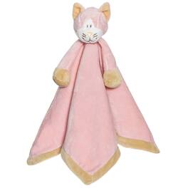 TriAction Toys - Teddykompaniet Diinglisar Collection 11 Inch Plush Animal Blanket | Cat - Pink