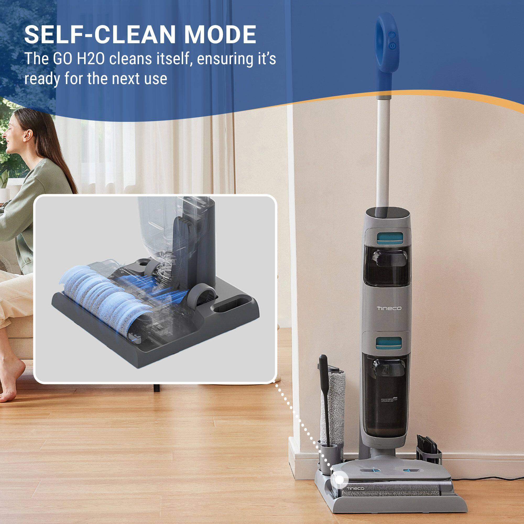 Tineco GO Sense Cordless 3 in 1 Floor Washer, Wet Dry Vacuum Mop