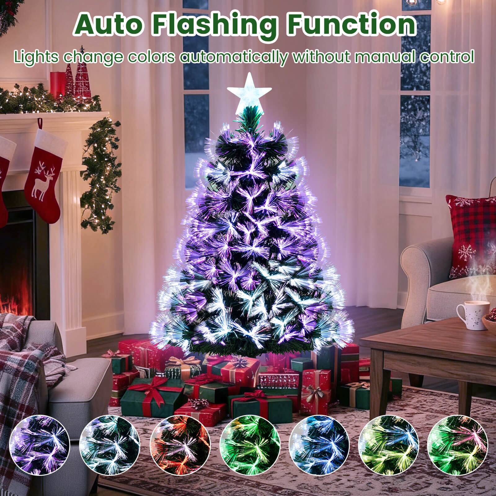 Auto Flashing Function  
Lights change colors automatically without manual control
