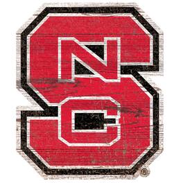 Fan Creations - NC State Wolfpack Distressed Logo Cutout Sign - Multicolor