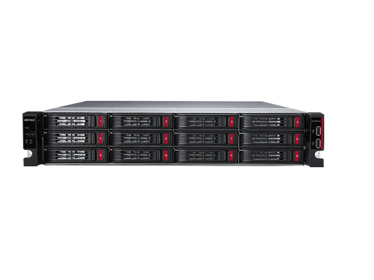 Alt View 2. Buffalo Technology - BUFFALO TeraStation TS51220RH3204 4-Bay 32TB NAS w/ Enterprise HDDs - Black.